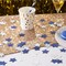 Blue and Silver Star Confetti Table Decoration for Birthday Graduation Winter Retirement Bachelor Theme Party,1.2 inch in Diameter,200 Counts